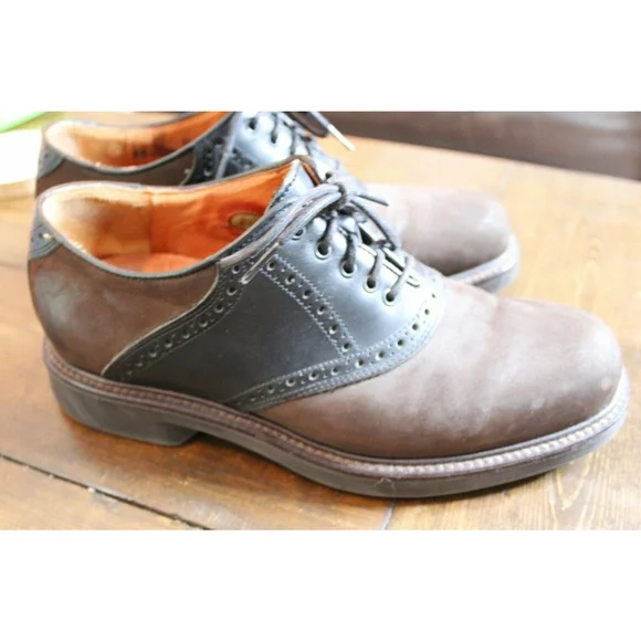 Shoes | Johnston Murphy Oxfords Wingtip Leather Suede Brown 